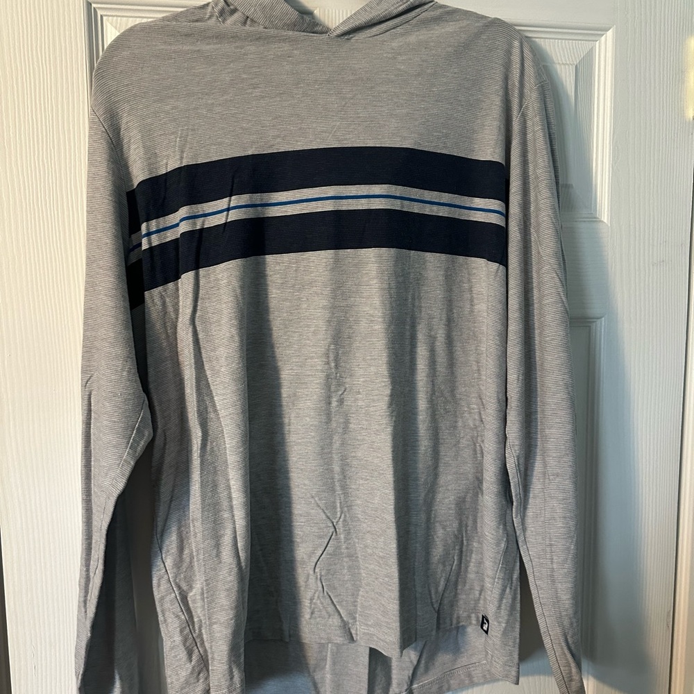 Vineyard Vines Gray Striped Men's Hoodie